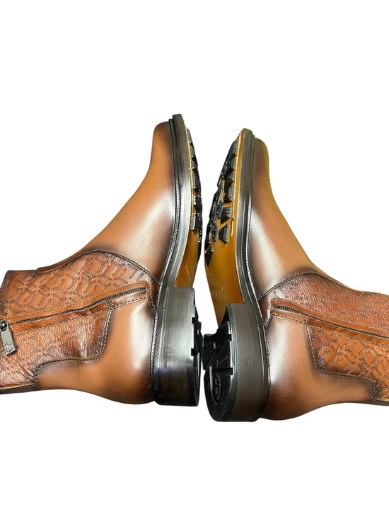New Men\'s Franco Cuadra Honey Leather Chelsea Classic Pull-On Ankle Dress Boots main image 6
